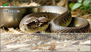 recognizing signs of stress and illness
