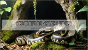 recognizing snake hunger