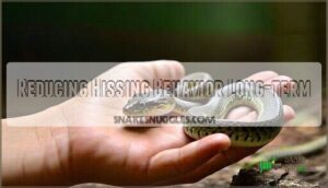 reducing hissing behavior long-term