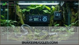 regular monitoring of temperature and humidity