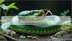 regurgitation causes regurgitation causes