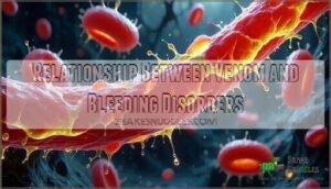 relationship between venom and bleeding disorders