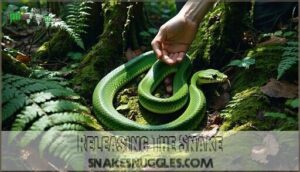 releasing the snake