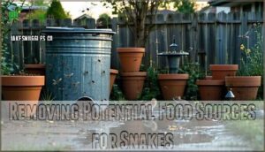 removing potential food sources for snakes