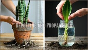 repotting and propagation