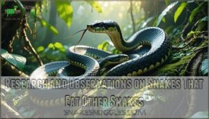 research and observations on snakes that eat other snakes