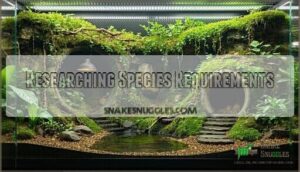 researching species requirements