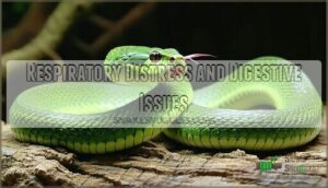 respiratory distress and digestive issues