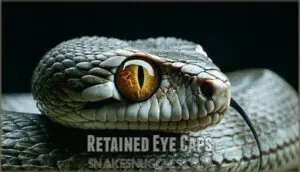 retained eye caps retained eye caps