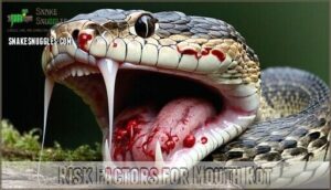 risk factors for mouth rot