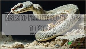 risks of feeding guinea pigs to snakes