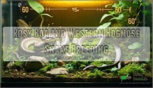 rosy boa and western hognose snake breeding