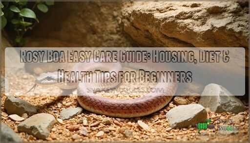 Picture of Rosy Boa Easy Care Guide: Housing, Diet & Health Tips for Beginners