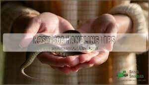 rosy boa handling tips