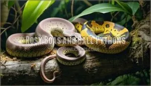 rosy boas and ball pythons rosy boas and ball pythons