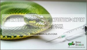 safe antibiotics for snake infections
