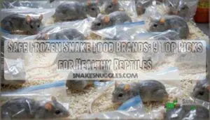 safe frozen snake food brands