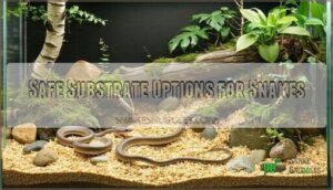 safe substrate options for snakes