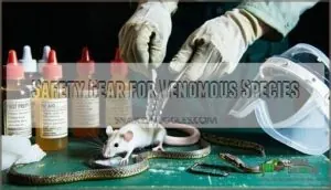 safety gear for venomous species safety gear for venomous species