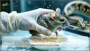 scenting frozen mice