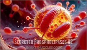 secreted phospholipases a2