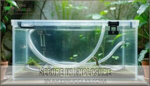secure in enclosure