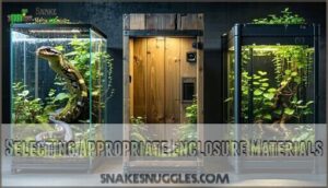 selecting appropriate enclosure materials