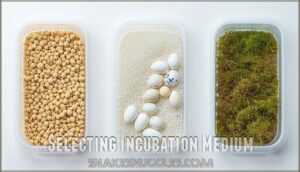 selecting incubation medium