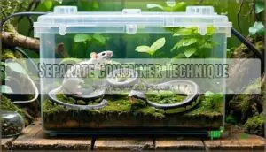 separate container technique