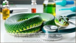 septicemia and pneumonia