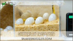 setting up incubator