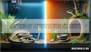 setting up temperature gradient