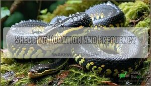 shedding duration and frequency