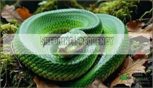 shedding frequency