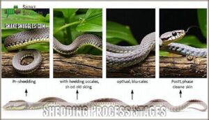 shedding process stages