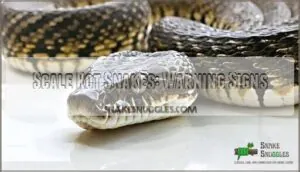 signs of scale rot snakes