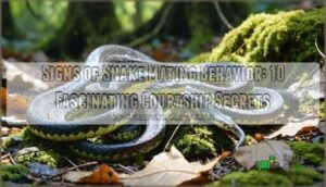 signs of snake mating behavior
