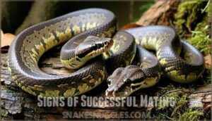 signs of successful mating