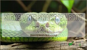 signs your snake is about to shed