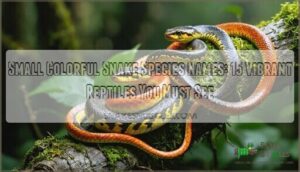 small colorful snake species names
