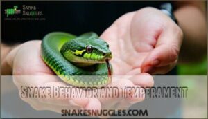snake behavior and temperament