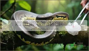snake dietary restrictions snake dietary restrictions