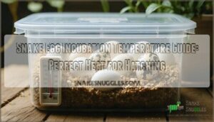 snake egg incubation temperature guide