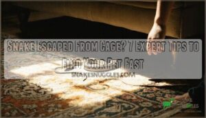 snake escaped from cage