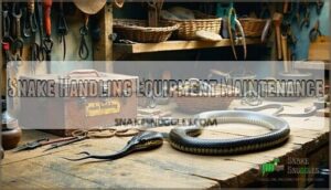 snake handling equipment maintenance