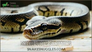 snake lumps symptoms