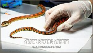 snake sexing safety