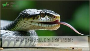 snake smelling mechanism