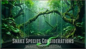 snake species considerations