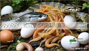 snake species diets